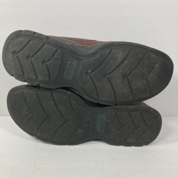 CLARKS Mens COTRELL LOAFERS 11M Leather Brown Round Toe Slip On Shoes 78538 EUC - Picture 7 of 8